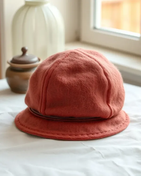 Felted hat Heather