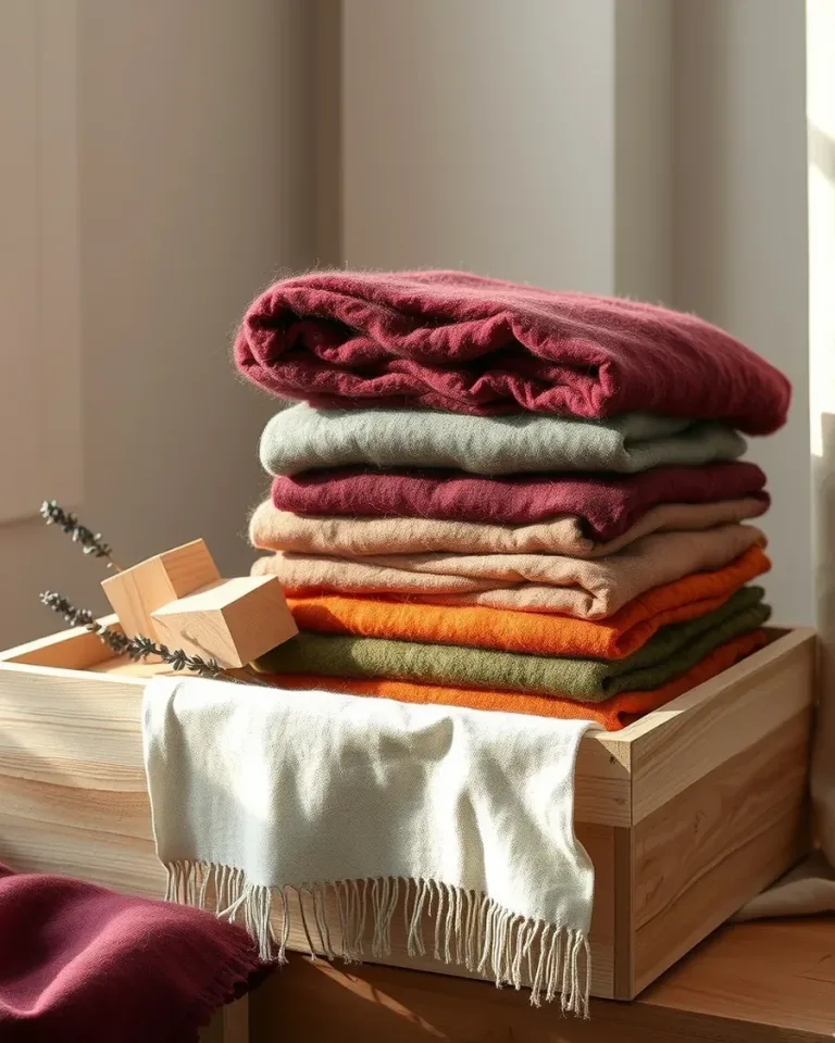 Store pieces clean and folded